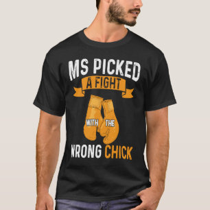 Multipel Skleros Medvetenhet Valde En Kamp MS Krig T Shirt