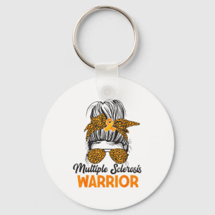 Multipel Skleros Medvetenhet Warrior Rott Oreo Nyckelring