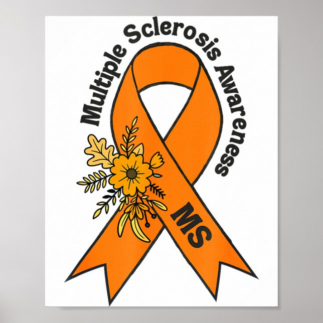Multipel Skleros MS Medvetenhet Multipel Skleros Poster (Framsidan)