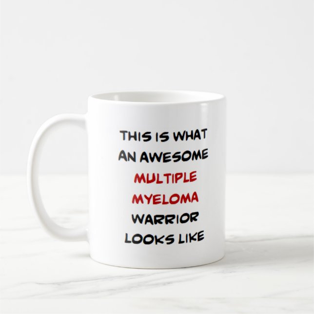 multipelt myelom krigare, fantastisk kaffemugg (Vänster)