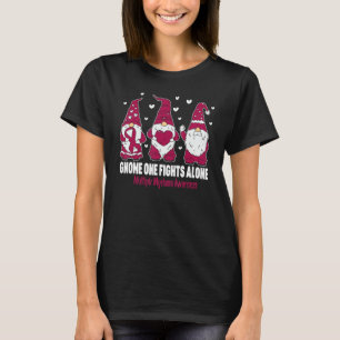 Multipelt Myelom Medvetenhet Burgunderfärgad Band  T Shirt