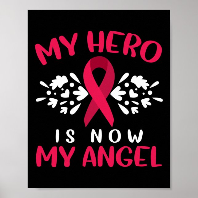 Multipelt Myelom Medvetenhet Min Hjälte Är Nu Min  Poster (Framsidan)