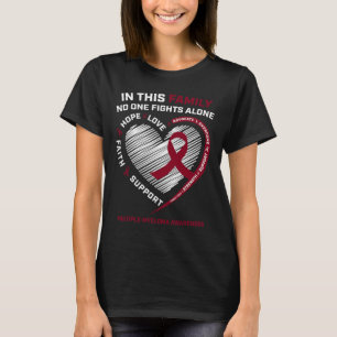 Multipelt Myelom Medvetenhet Syster Pappa Blodcanc T Shirt