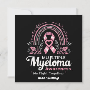 Multipelt Myelom Medvetenhet Vi Kämpar Tillsammans Inbjudningar