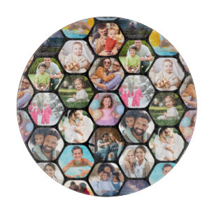 Multipla foto Collage Simple Modern Hexagon Mönste