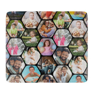 Multipla foto Collage Simple Modern Hexagon Mönste
