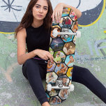 Multipla foto Collage Simple Modern Hexagon Mönste Mini Skateboard Bräda 18,5 Cm<br><div class="desc">Multifoto Collage Simple Modern Hexagon Mönster Skateboard har en fotokollage av dina favoritfoton i en sexhörning. Perfekt för födelsedag,  jul,  Mors dag,  Fars dag,  morföräldrar,  bror,  syster,  bästa vän med mera. PHOTO TIP: centrera dina foton innan du laddar upp dem till Zazzle. Designad av ©Evco Studio www.zazzle.com/store/evcostudio</div>