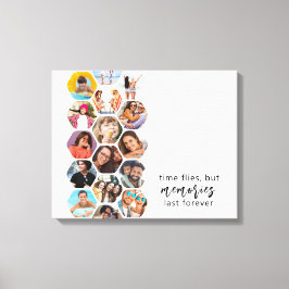 Multipla fotokollage-minnen - enkelt Modern fyrkan Canvastryck