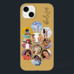 Multipla fotosamlingar - enkel modern Personlig<br><div class="desc">Multifoto Collage Simple Modern Personlig Namn Hexagon Mönster Smartphone iphone case har en fotokollage av dina favoritfoton i sexhörning. Personlig med ditt namn. Perfekt för födelsedag, jul, Mors dag, Fars dag, morföräldrar, bror, syster, bästa vän med mera. PHOTO TIP: centrera dina foton innan du laddar upp dem till Zazzle. Designad...</div>
