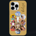 Multipla fotosamlingar - enkel modern Personlig<br><div class="desc">Multifoto Collage Simple Modern Personlig Namn Hexagon Mönster Smartphone iphone case har en fotokollage av dina favoritfoton i sexhörning. Personlig med ditt namn. Perfekt för födelsedag, jul, Mors dag, Fars dag, morföräldrar, bror, syster, bästa vän med mera. PHOTO TIP: centrera dina foton innan du laddar upp dem till Zazzle. Designad...</div>