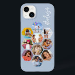 Multipla fotosamlingar - enkel modern Personlig<br><div class="desc">Multifoto Collage Simple Modern Personlig Namn Hexagon Mönster Smartphone iphone case har en fotokollage av dina favoritfoton i sexhörning. Personlig med ditt namn. Perfekt för födelsedag, jul, Mors dag, Fars dag, morföräldrar, bror, syster, bästa vän med mera. PHOTO TIP: centrera dina foton innan du laddar upp dem till Zazzle. Designad...</div>