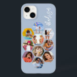 Multipla fotosamlingar - enkel modern Personlig<br><div class="desc">Multifoto Collage Simple Modern Personlig Namn Hexagon Mönster Smartphone iphone case har en fotokollage av dina favoritfoton i sexhörning. Personlig med ditt namn. Perfekt för födelsedag, jul, Mors dag, Fars dag, morföräldrar, bror, syster, bästa vän med mera. PHOTO TIP: centrera dina foton innan du laddar upp dem till Zazzle. Designad...</div>