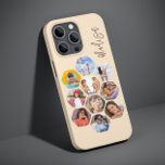 Multipla fotosamlingar - enkel modern Personlig<br><div class="desc">Multifoto Collage Simple Modern Personlig Namn Hexagon Mönster Smartphone iphone case har en fotokollage av dina favoritfoton i sexhörning. Personlig med ditt namn. Perfekt för födelsedag, jul, Mors dag, Fars dag, morföräldrar, bror, syster, bästa vän med mera. PHOTO TIP: centrera dina foton innan du laddar upp dem till Zazzle. Designad...</div>