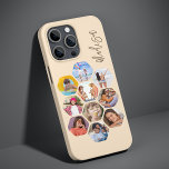Multipla fotosamlingar - enkel modern Personlig<br><div class="desc">Multifoto Collage Simple Modern Personlig Namn Hexagon Mönster Smartphone iphone case har en fotokollage av dina favoritfoton i sexhörning. Personlig med ditt namn. Perfekt för födelsedag, jul, Mors dag, Fars dag, morföräldrar, bror, syster, bästa vän med mera. PHOTO TIP: centrera dina foton innan du laddar upp dem till Zazzle. Designad...</div>