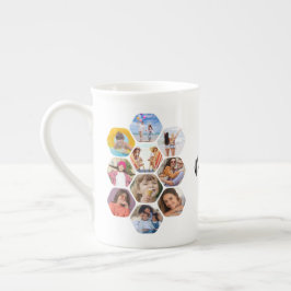 Multipla fotosamlingar - enkel modern Personlig Benporslin Mugg
