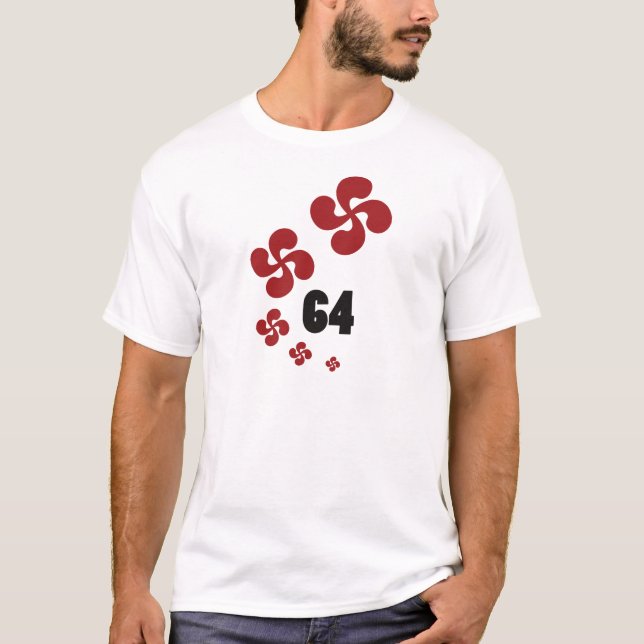 Multiple croix64.ai tee shirt (Framsida)