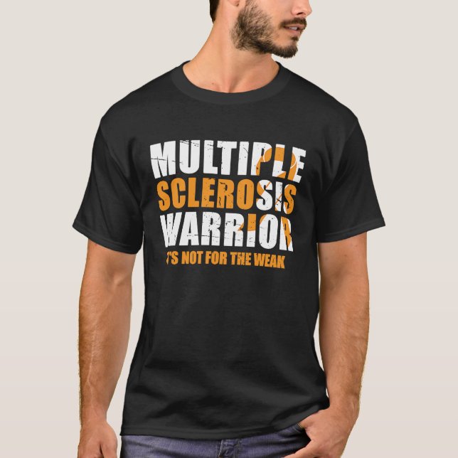 Multiple Sclerosis Awareness I'm Not Wasted I Have T Shirt (Framsida)