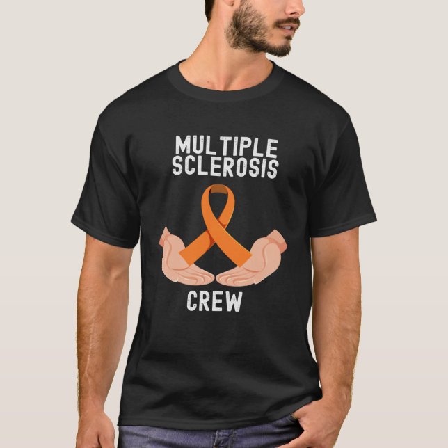 Multiple Sclerosis Awareness  Quotes Cute Family T Shirt (Framsida)