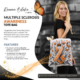 Multiple Sclerosis Awareness Tote Bag Tygkasse