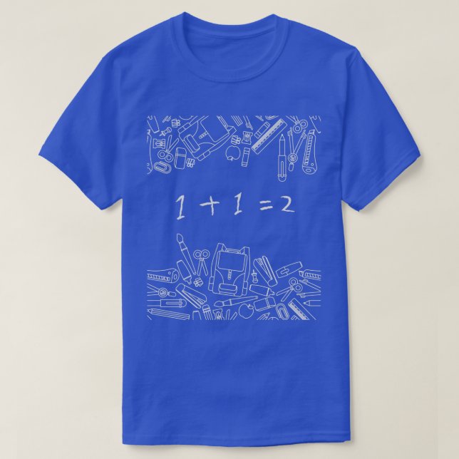 Multiplication table t shirt (Design framsida)
