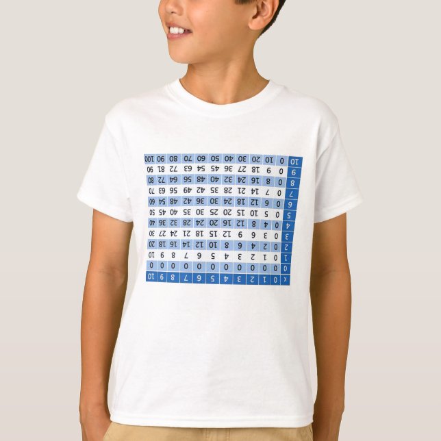 Multiplicera Bord upp och ned 4 enkel referens Tröja (Framsida)