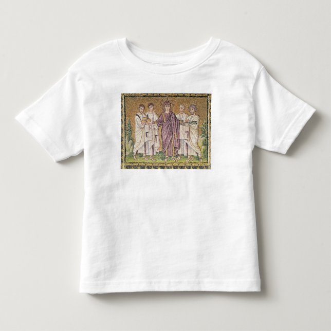 Multiplikation av bröd och fiskarna t shirt (Framsida)