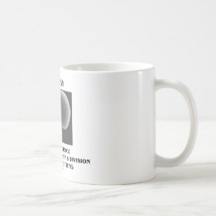 Multiplikation för biologivetenskapsuppdelning kaffemugg