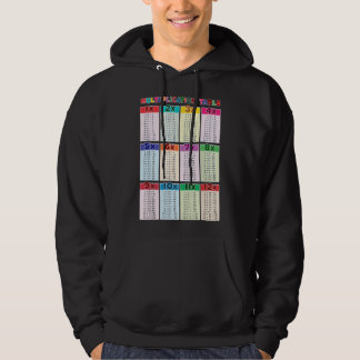 Multiplikationstabell Grundskola Utbildning Hoodie