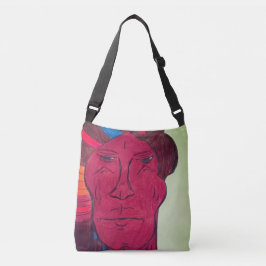 Multiracial Art Crossbody Bag Axelväska
