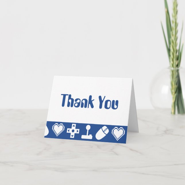 Multispelarläge i blått tackkort (Framsida)