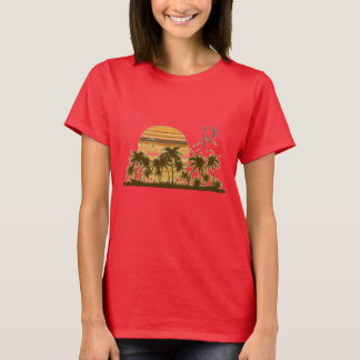 MultiStripSunsetRingerT T Shirt
