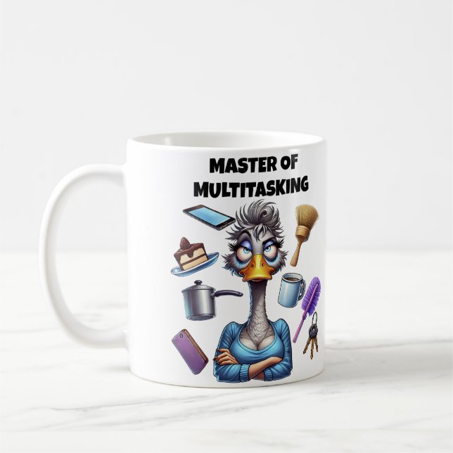 Multitaskande Mamma Mästare Kaffemugg (Vänster)