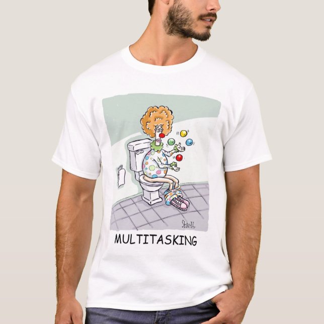 Multitasking_Färg T-shirt (Framsida)