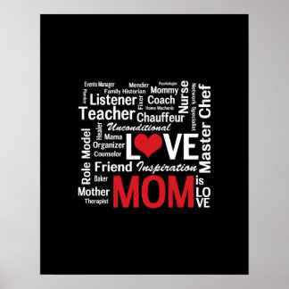 Multitasking Mamma - Mors dag eller Mamma födelsed Poster
