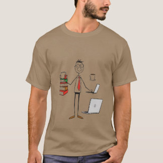 Multitasking Teacher Life Shirt - Bokar, kaffe och T
