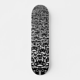 Multitude av robotar old school skateboard bräda 21,6 cm