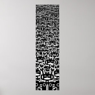 Multitude av robotar poster
