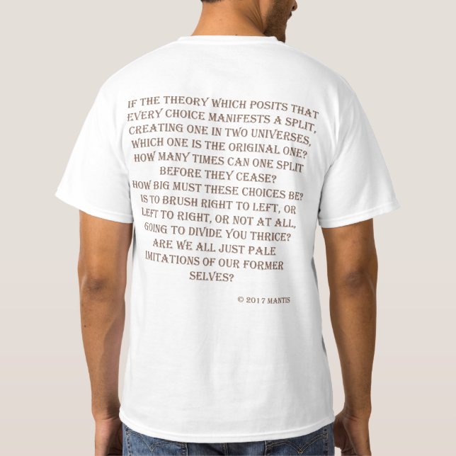 Multiverse T-shirt (Baksida)