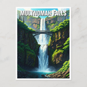 Multnomah faller oregon vykort