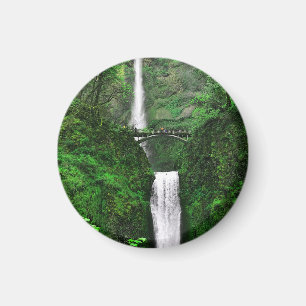 Multnomah Falls #1 Round Magnet