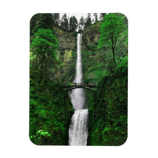 Multnomah Falls #2 Magnet (Vertikal)