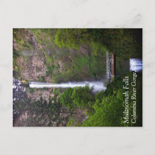 Multnomah Falls Bridge Repair, Oregon Vykort