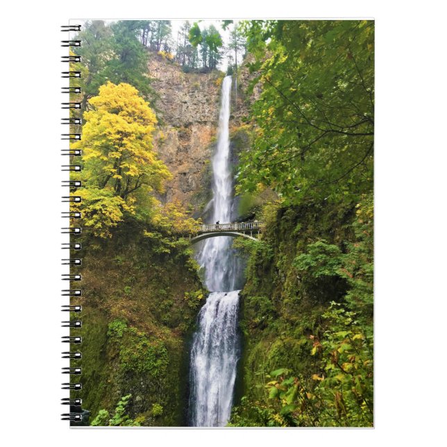 Multnomah Falls, Columbia River Gorge, Oregon Anteckningsbok (Framsidan)