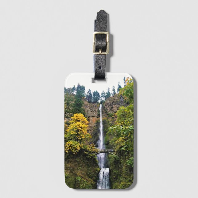 Multnomah Falls, Columbia River Gorge, Oregon Bagagebricka (Framsida vertikal)