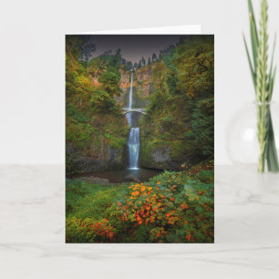 Multnomah Falls   Columbia River Gorge, Oregon Kort