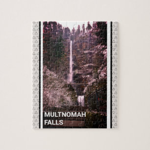 Multnomah Falls Columbia River Gorge Oregon Photo Pussel