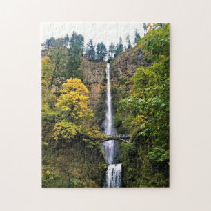 Multnomah Falls, Columbia River Gorge, Oregon Pussel