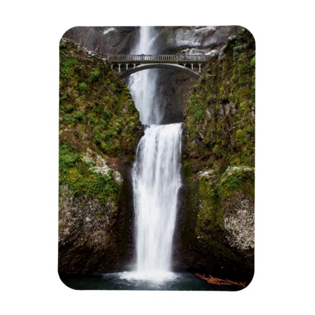 Multnomah Falls i Columbia Gorge Magnet (Vertikal)