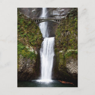 Multnomah Falls i Columbia Gorge Vykort