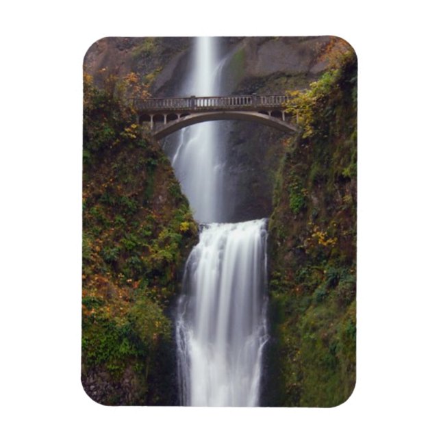 Multnomah Falls i slutet av hösten Magnet (Vertikal)